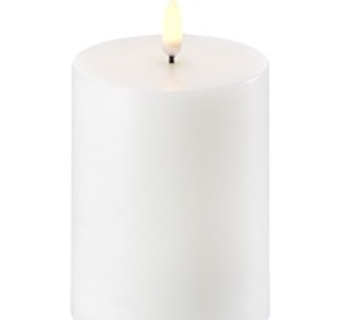Uyuni LED Bloklys Nordic White 7,8 x 10