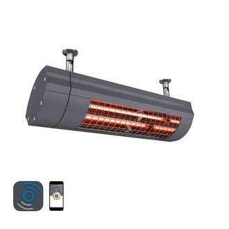 SOLAMAGIC 2000ECO+ PRO BTC, Antracit m/varmeregulering direkte fra Smartphone via Bluetooth 4.0