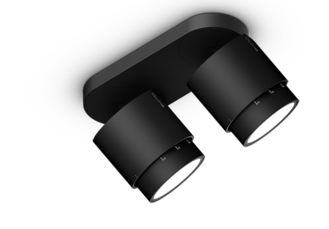 Occhio Lui Alto Doppio Matt Black