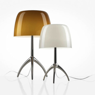 Foscarini LUMIERE 05 GRANDE Krom M/Bianco Skærm