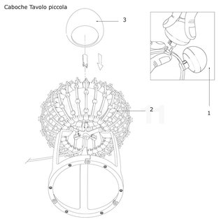 Foscarini Caboche Plus Bord