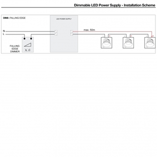 Delta Light LED POWER SUPPLY 350mA/16W Dim8