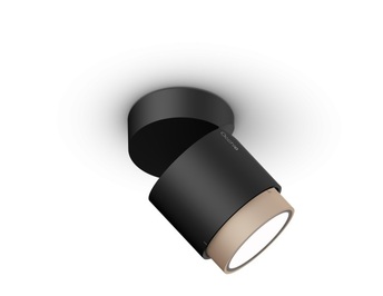 Occhio Lui Volto Spot Matt Gold/Matt Black