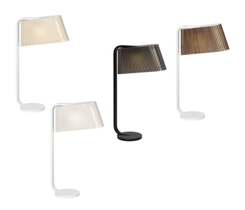  Owalo 7020 Bordlampe Hvid