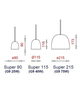Piet Hein SUPER115 opal M/Sort Ledning