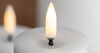 Uyuni LED Bloklys Nordic White 5 x 7,5
