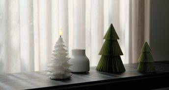 Uyuni LED Juletræ Nordic White 10x15 cm
