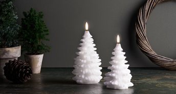 Uyuni LED Juletræ Nordic White 9x12 cm