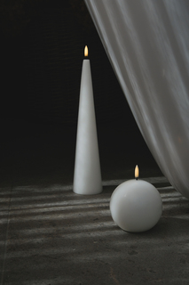 Uyuni LED Rundt Nordic White 10 x 10 cm
