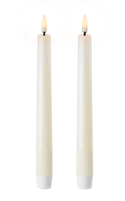 Uyuni LED Stagelys 2 stk. Nordic White 20,5 cm